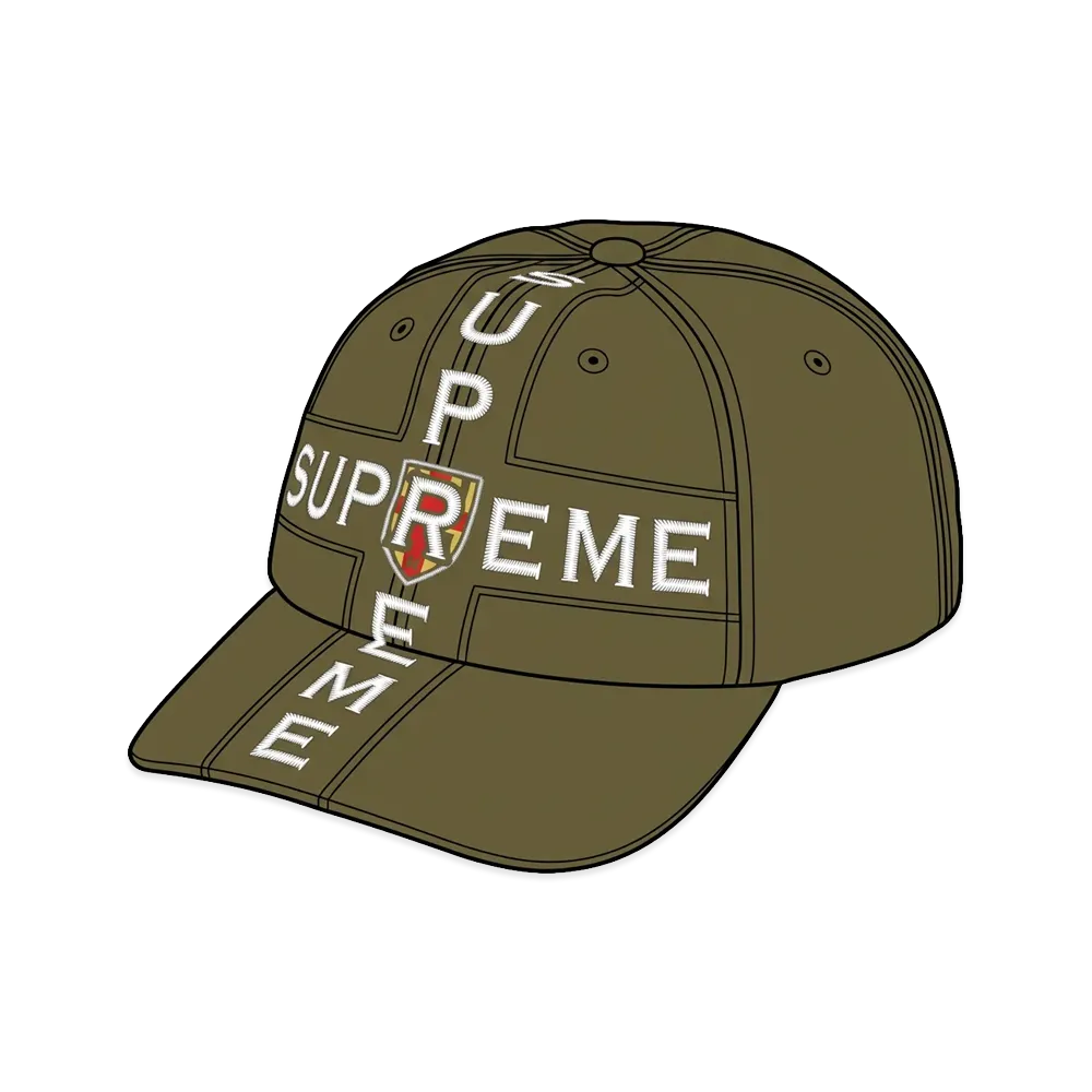 Supreme Cross 6-Panel "Olive"