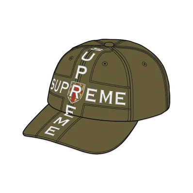 Supreme Cross 6-Panel "Olive"