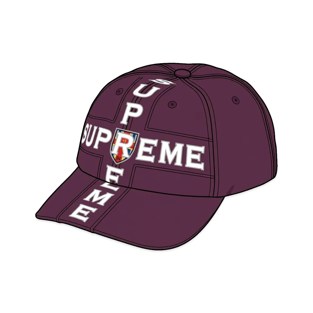 Supreme Cross 6-Panel "Plum"