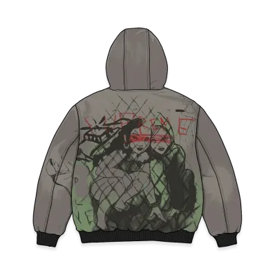 Supreme Rita Ackermann Hooded Work Jacket "Grey"