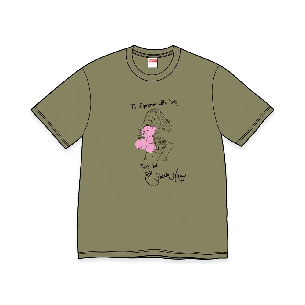 Supreme Paris Tee "Light Olive"