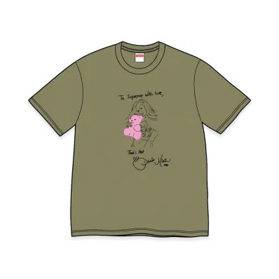 Supreme Paris Tee "Light Olive"