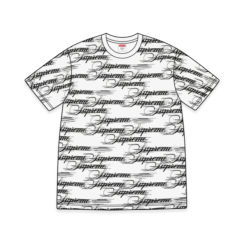 Supreme Script Tee "White"