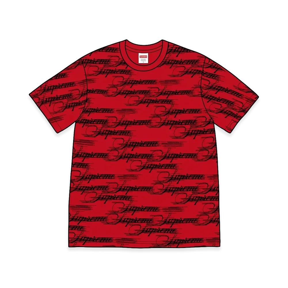Supreme Script Tee "Red"