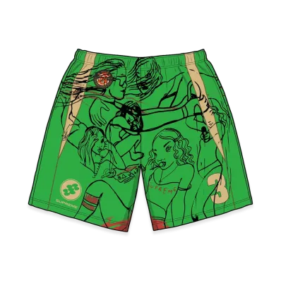 Supreme Rita Ackermann Soccer Short "Green"