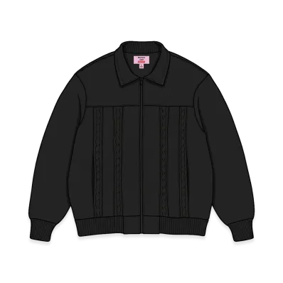 Supreme x Martine Rose Suede Zip Up Cardigan "Black"