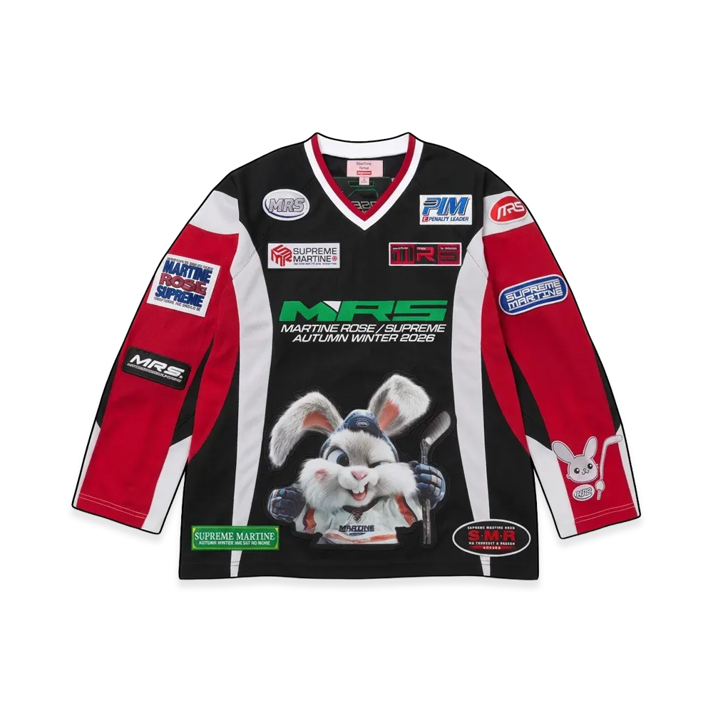 Supreme x Martine Rose Hockey Jersey "Black"
