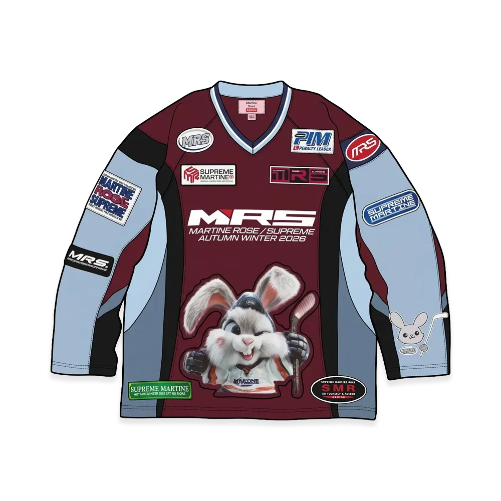 Supreme x Martine Rose Hockey Jersey "Burgundy"