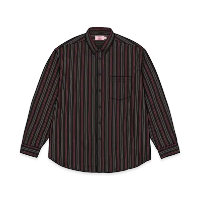 Supreme x Martine Rose Metallic Stripe Shirt "Black"