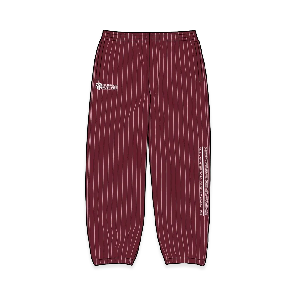 Supreme x Martine Rose Track Pant "Burgundy"