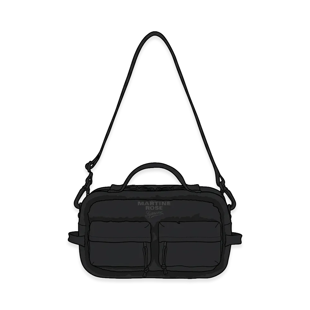 Supreme x Martine Rose Shearling Mini Duffle Bag "Black"