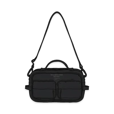 Supreme x Martine Rose Shearling Mini Duffle Bag "Black"