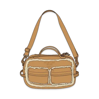 Supreme x Martine Rose Shearling Mini Duffle Bag "Tan"