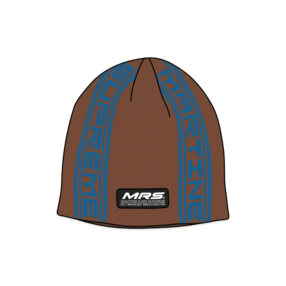 Supreme x Martine Rose Jacquard Beanie "Brown"