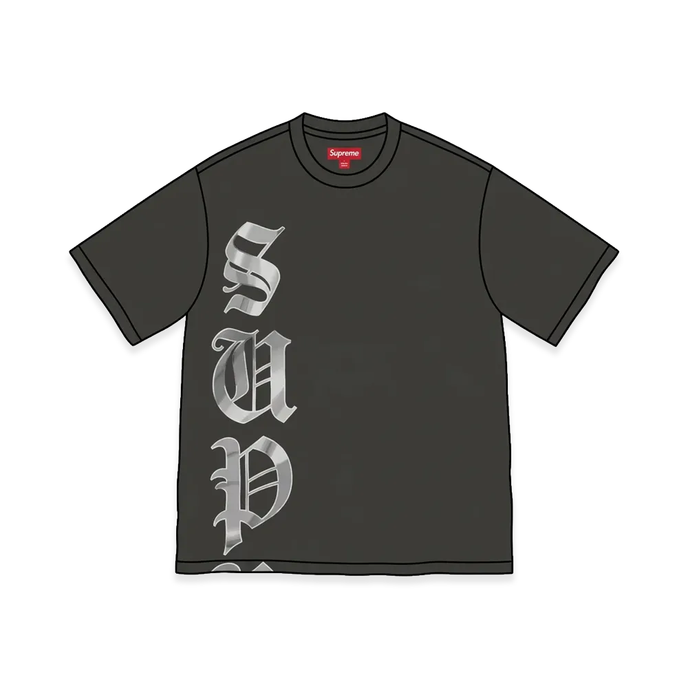 Supreme Cracked Vertical S/S Top "Black"