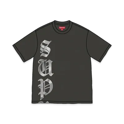 Supreme Cracked Vertical S/S Top "Black"