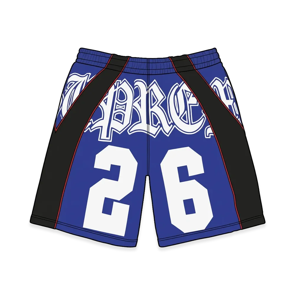 Supreme Paneled Sweatshort "Royal"