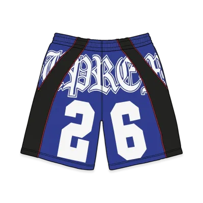 Supreme Paneled Sweatshort "Royal"