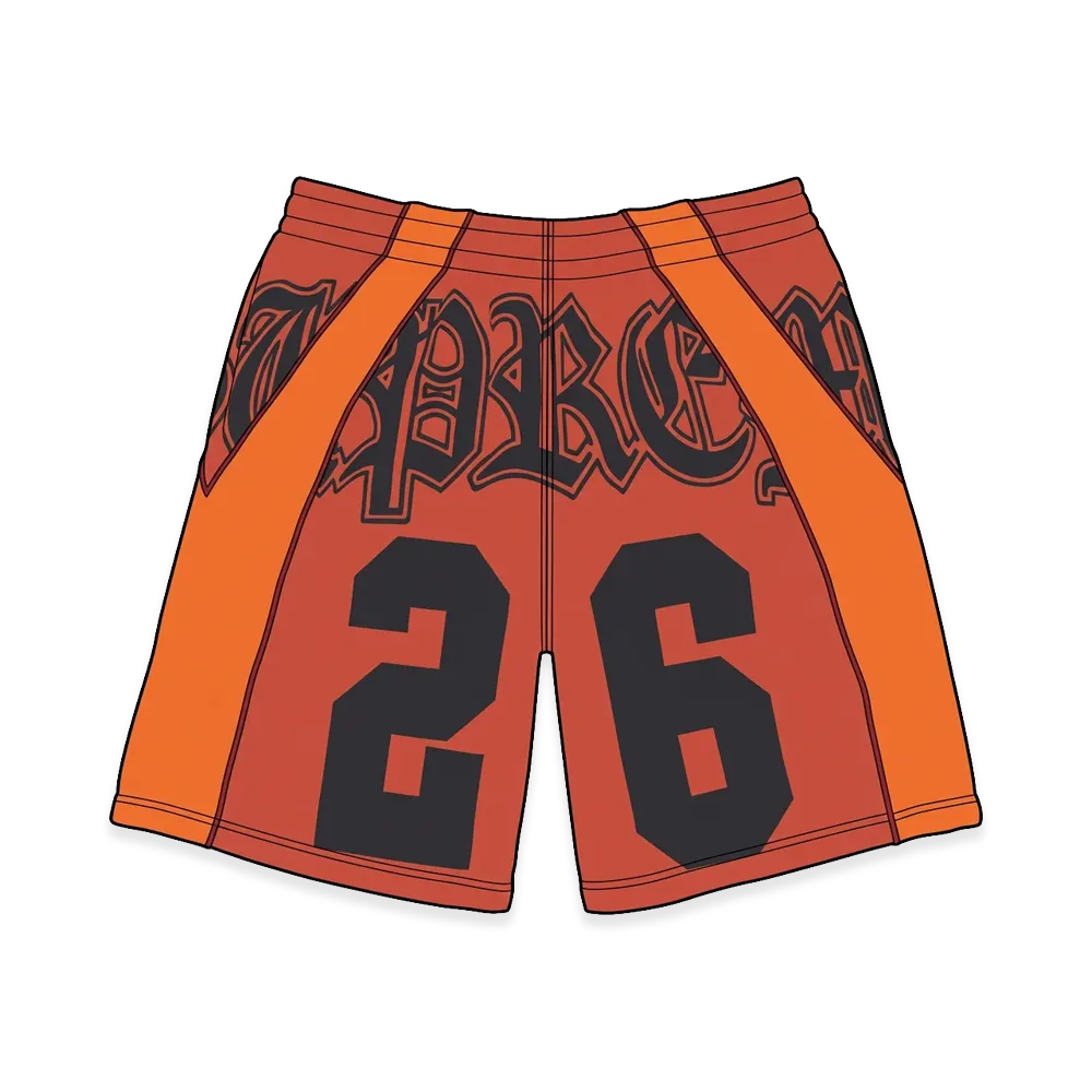 Supreme Paneled Sweatshort "Burnt Orange"