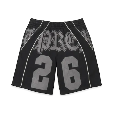 Supreme Paneled Sweatshort "Black"