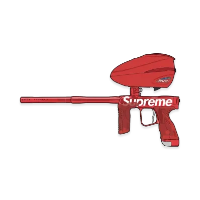 Supreme x DYE MXR Paintball Marker + R2 Loader "Red"