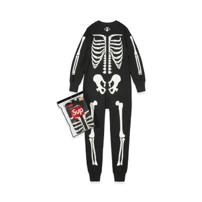 Supreme x Hanes Bones Thermal Union Suit (1 Pack) "Black"