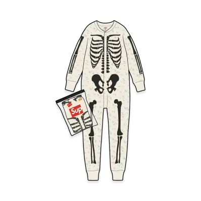 Supreme x Hanes Bones Thermal Union Suit (1 Pack) "Floral"
