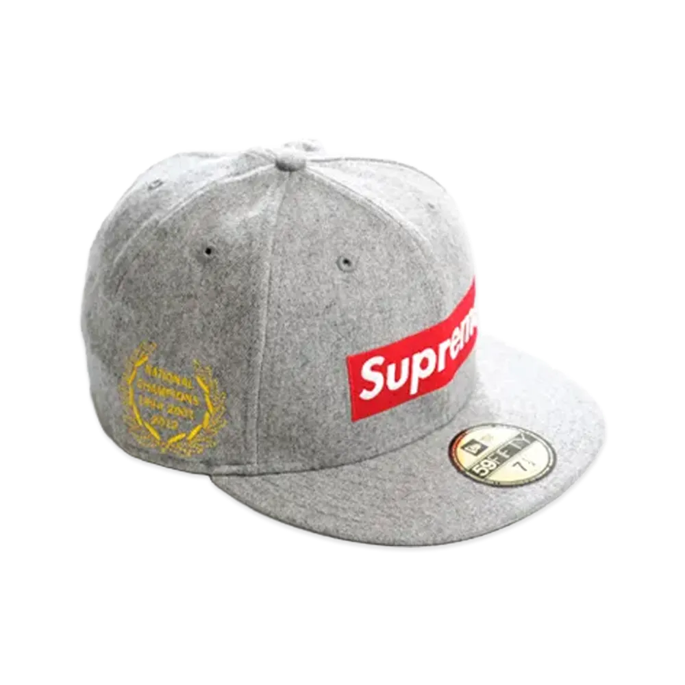 Supreme Box Logo New Era (12SS) "Grey"