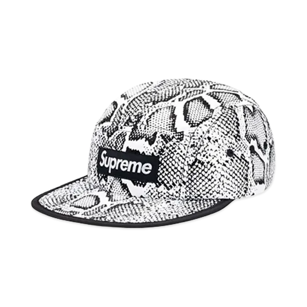 Supreme Snake Soft Bill Camp Cap "White"