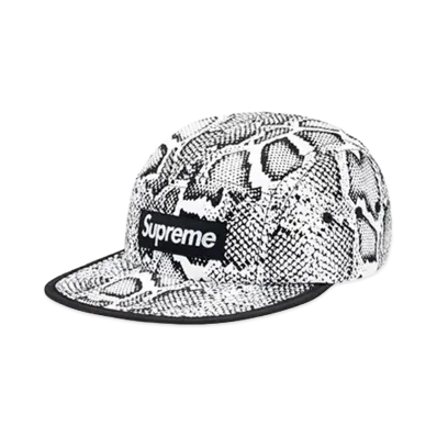 Supreme Snake Soft Bill Camp Cap "White"