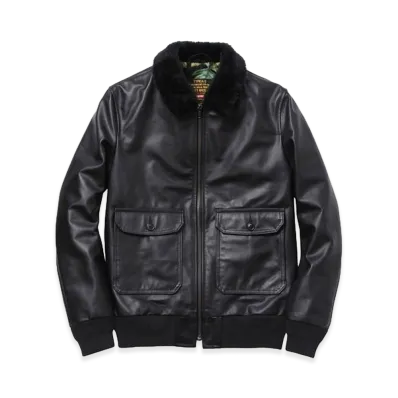 Supreme Schott Leather Flight Jacket "Black"