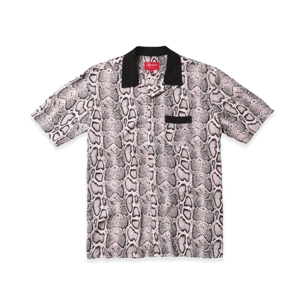 Supreme Snakeskin Shirt "Pink"