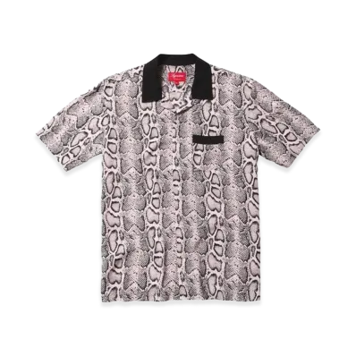 Supreme Snakeskin Shirt "Pink"