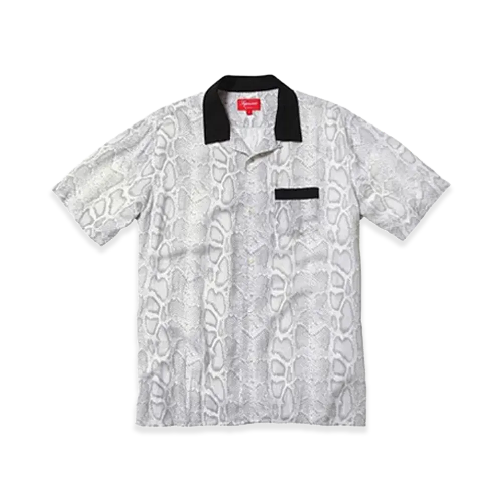 Supreme Snakeskin Shirt "White"