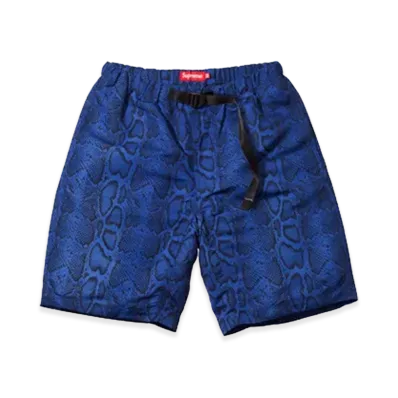 Supreme Snake Belted Short "Royal"