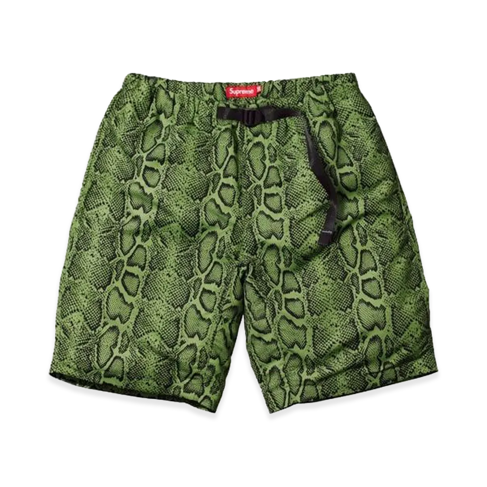 Supreme Snake Belted Short "Green"
