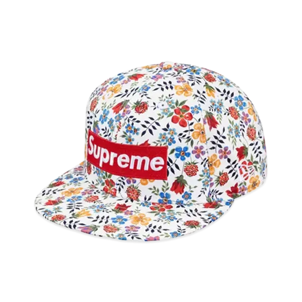 Supreme Liberty Floral Box Logo New Era "White"