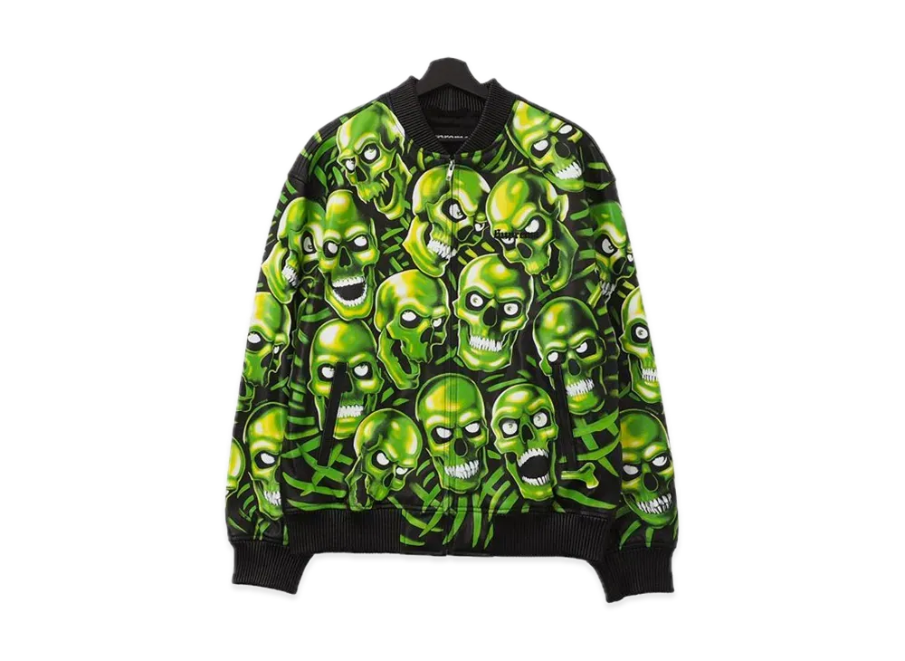 Supreme Skull Pile Leather Bomber Jacket 