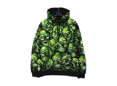 Supreme Skull Pile Hooded Sweartshirt "Black"