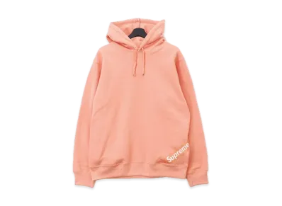 Supreme Corner Label Hooded Sweatshirt "Orange"