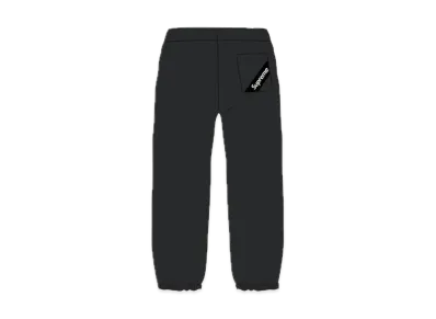 Supreme Corner Label Sweatpant "Black"