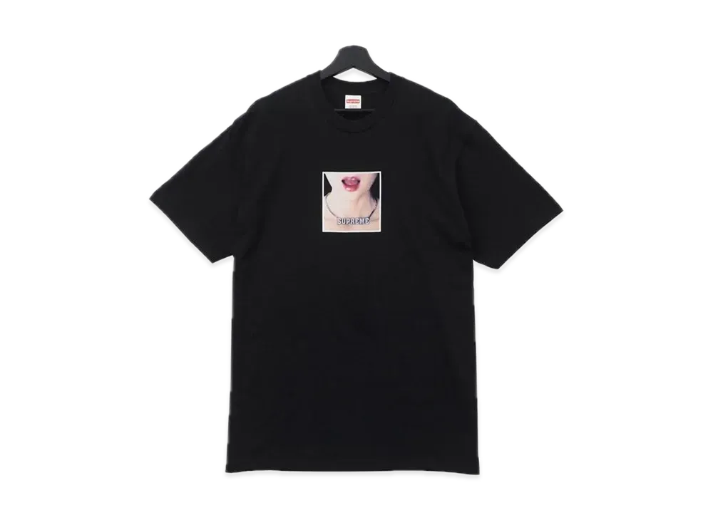 Supreme Necklace Tee "Black"
