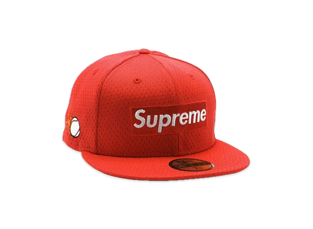 Supreme Mesh Box Logo New Era "Red"