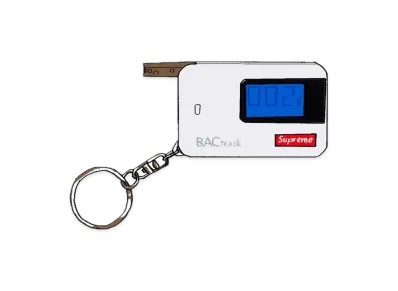 Supreme / BACtrack® Go Keychain "White"