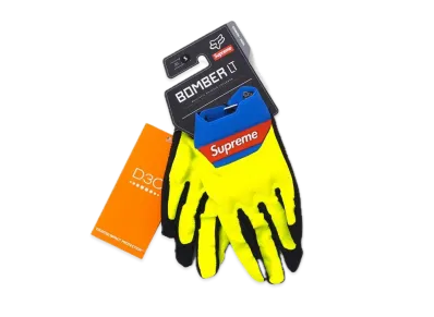 Supreme x Fox Racing Bomber LT Gloves "Yellow"