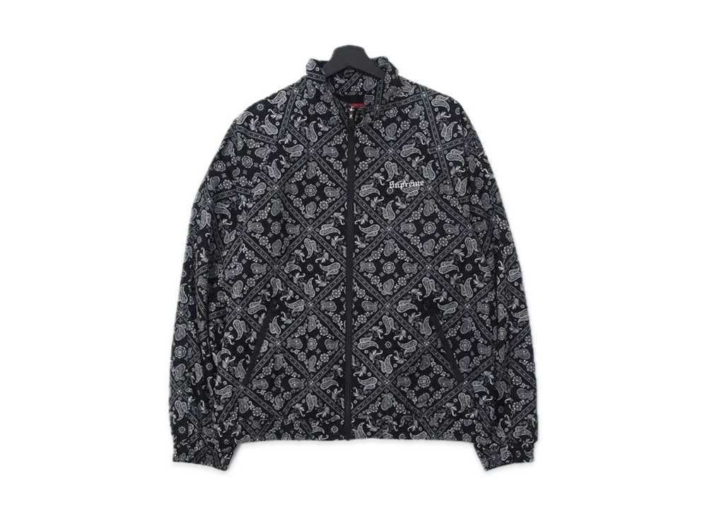 Supreme Bandana Track Jacket "Black"