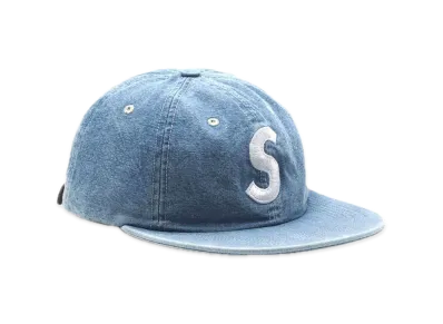 Supreme Washed Chambray S Logo 6-Panel "Blue"