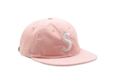 Supreme Washed Chambray S Logo 6-Panel "Pink"