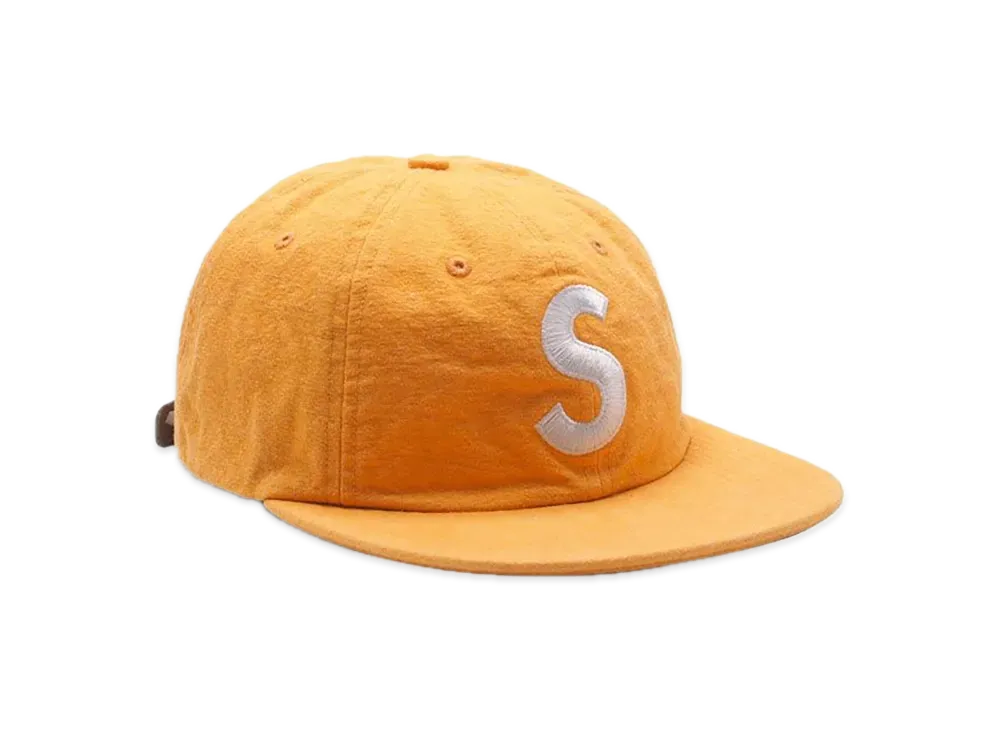 Supreme Washed Chambray S Logo 6-Panel "Orange"