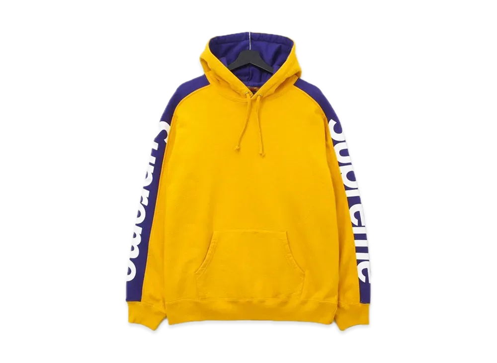 シュプリーム サイドライン フーデッド スウェットシャツ "イエロー"